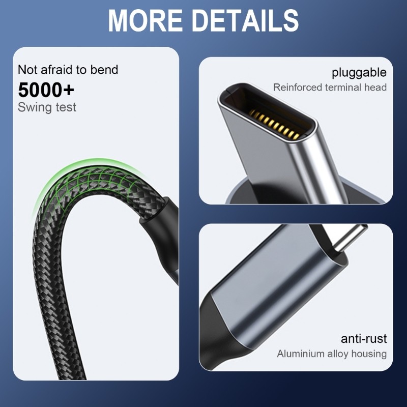 USB C to USB C Cable with 100W Fast Charging Capability for Latest Tech Gadgets gallery
