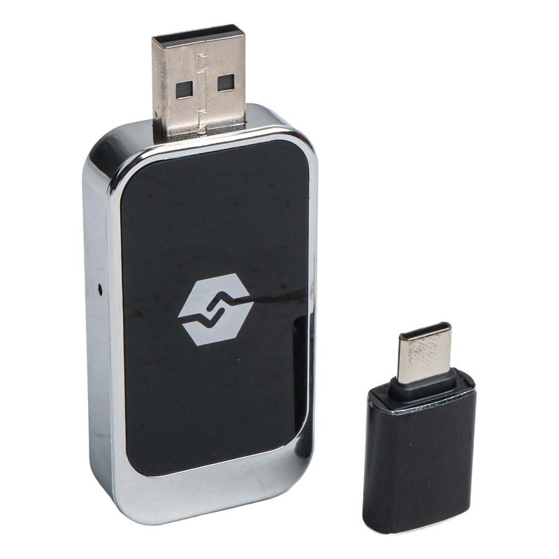 Sleek Black Wireless Adapter for For Carplay and For Android Auto Features gallery