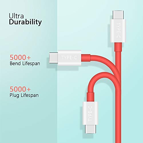 120W for Warp/Dash-Charge Cable for OnePlus 7 Pro 8 7T 6, 5V 4A Type C Cable gallery
