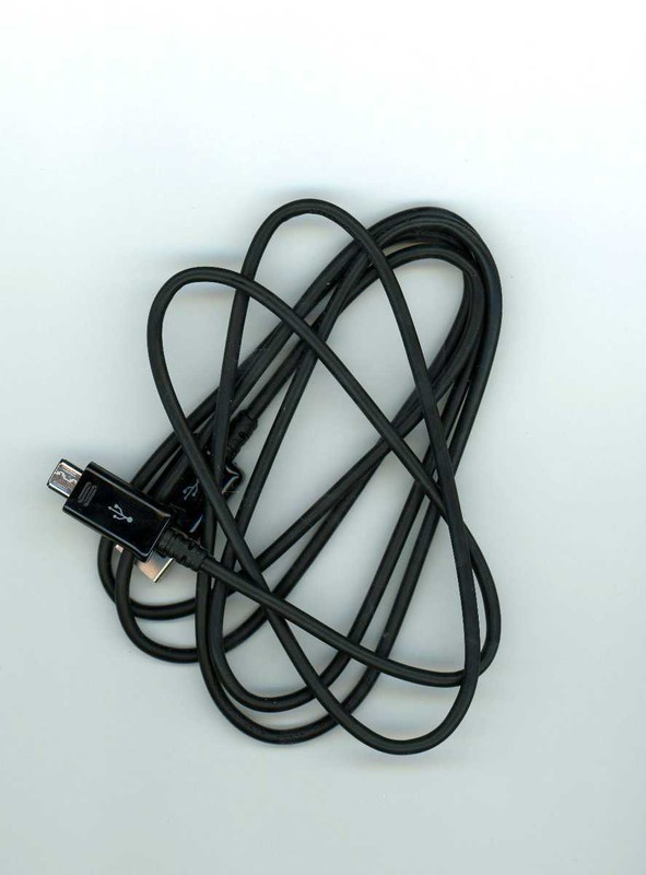 Cavo originale USB Samsung per Samsung Mobiltelefone con Micro USB, nero, 1,5 m