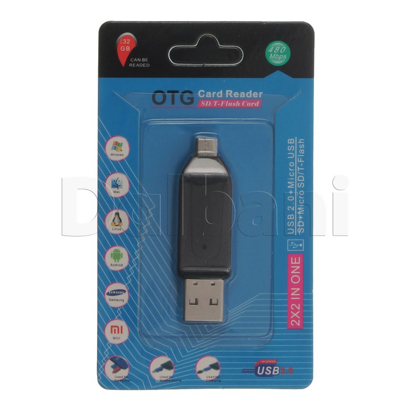 Multi Function Micro USB OTG SD T-Flash Card Reader for Universal Devices gallery