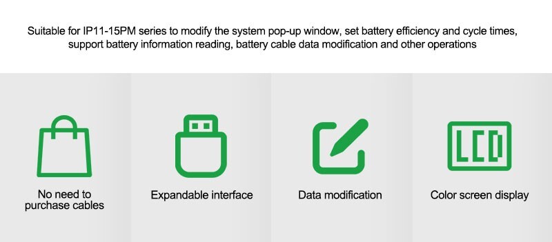 RELIFE XA2 Pro battery efficiency popup tester for iphone 11-15 gallery