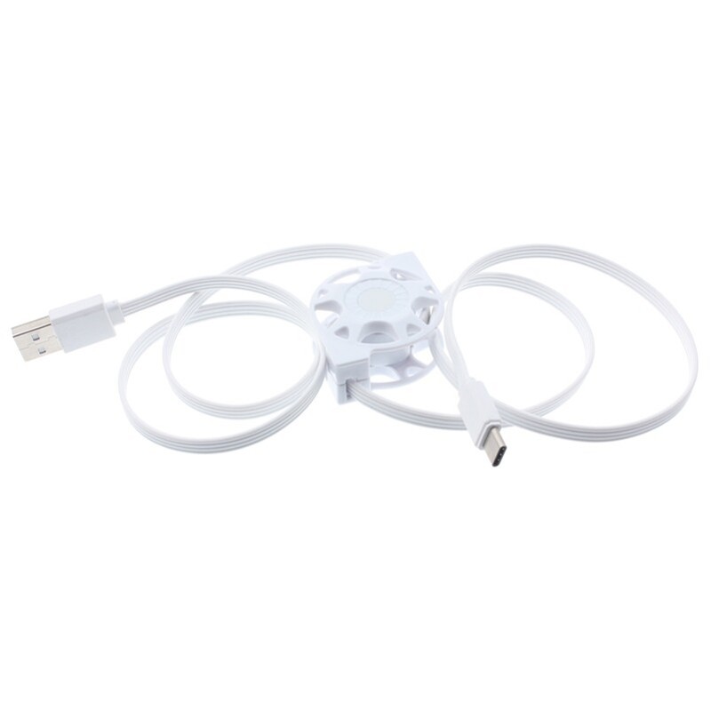 Retractable USB Cable Type-C Charger Power Cord USB-C Wire Sync for Smartphones gallery