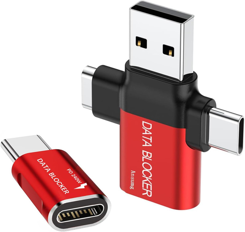 Data Blocker, 4-In-1 Universal USB Data Blocker, Protection from Illegal Downloa gallery
