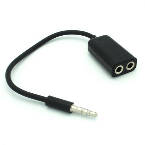 HEADPHONES SPLITTER 3.5MM EARPHONE ADAPTER DUAL HEADSET PORT AUDIO for TABLETS gallery