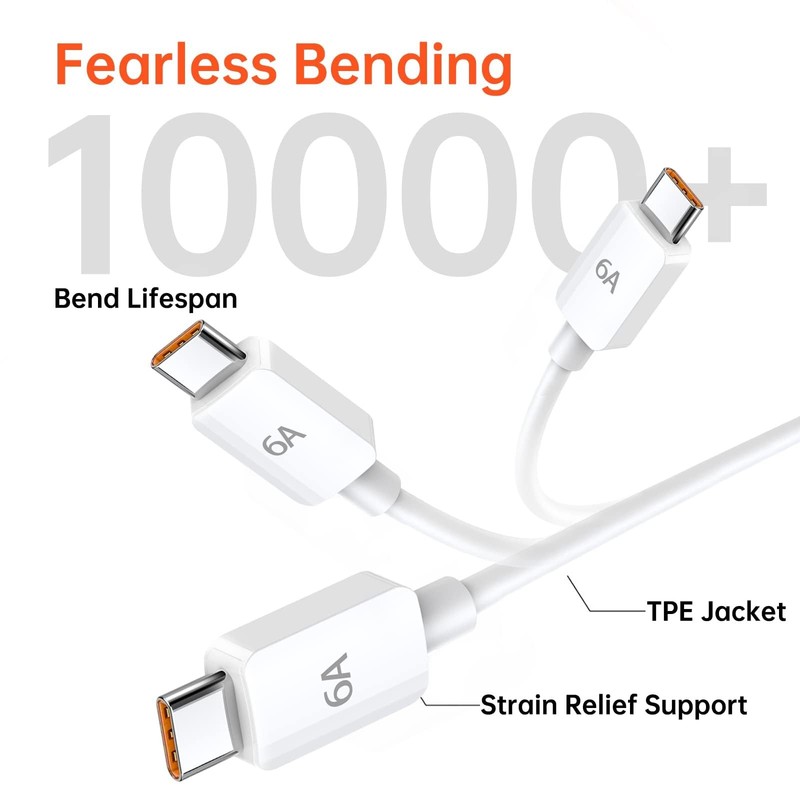 USB A to Cable, 6A USB Cabel [3FT/ 6FT 2 Pack] USB A to USB Charger Cord for ... gallery