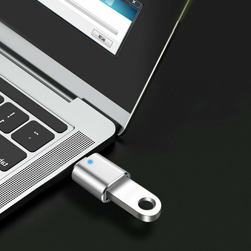 LED USB-C 3.1 Male to USB A Female Adapter Converter OTG Type C Android Phone gallery