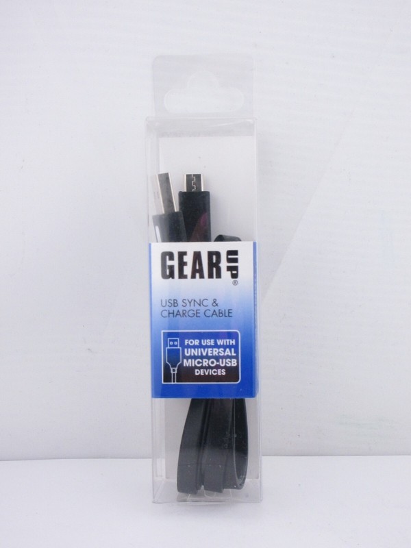 Gear Up, Universal Micro-USB Sync & Charging Cable, 3.2 ft- FREE SHIPPING, NEW gallery