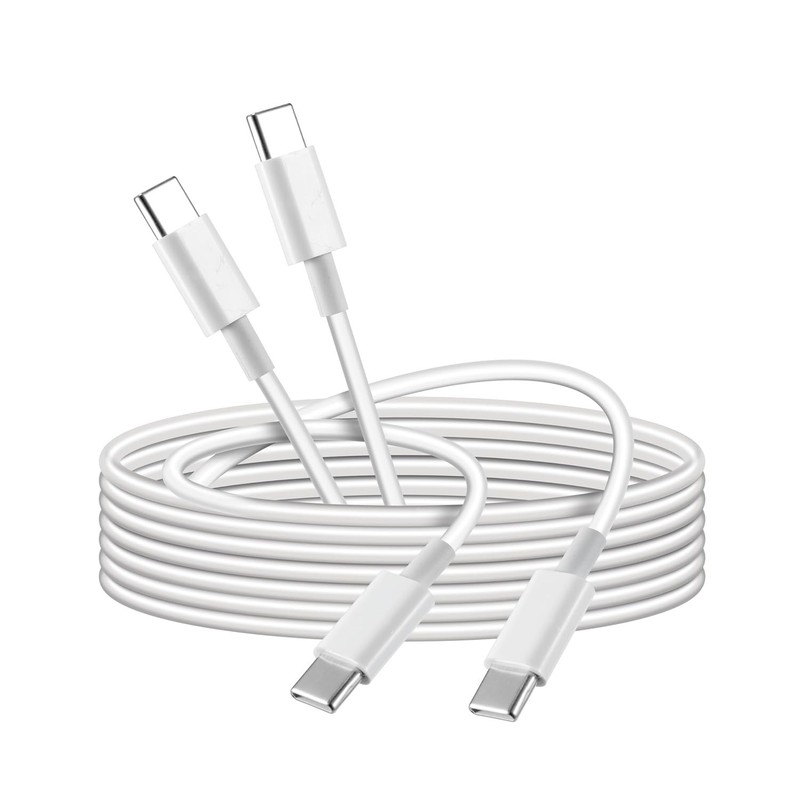 2-Pack 5FT, USB C to USB C Cable - 60W USB Type-C Fast Charger Cord For Apple