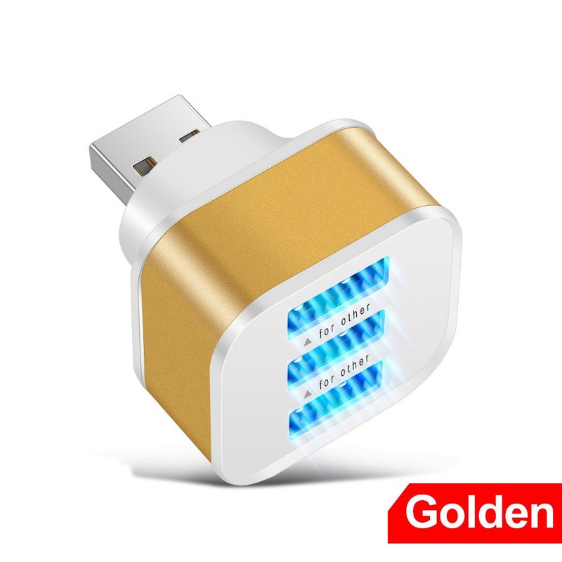 3-Port Mini USB 2.0 Expander Extender Charger Hub Splitter Adapter Connector 3Pc gallery