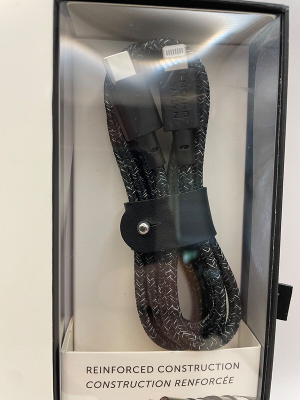Native Union Belt Cable USB-C/8 Pin- 4ft - Cosmos - BELT-KV-CL-CS-BK-2 MFi gallery