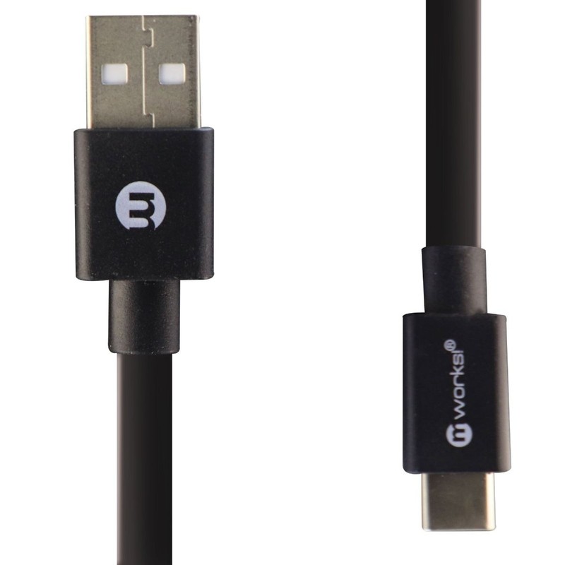 mWorks! ( 21165 ) 6Ft Sync and Charge Cable for USB-C Devices – Black