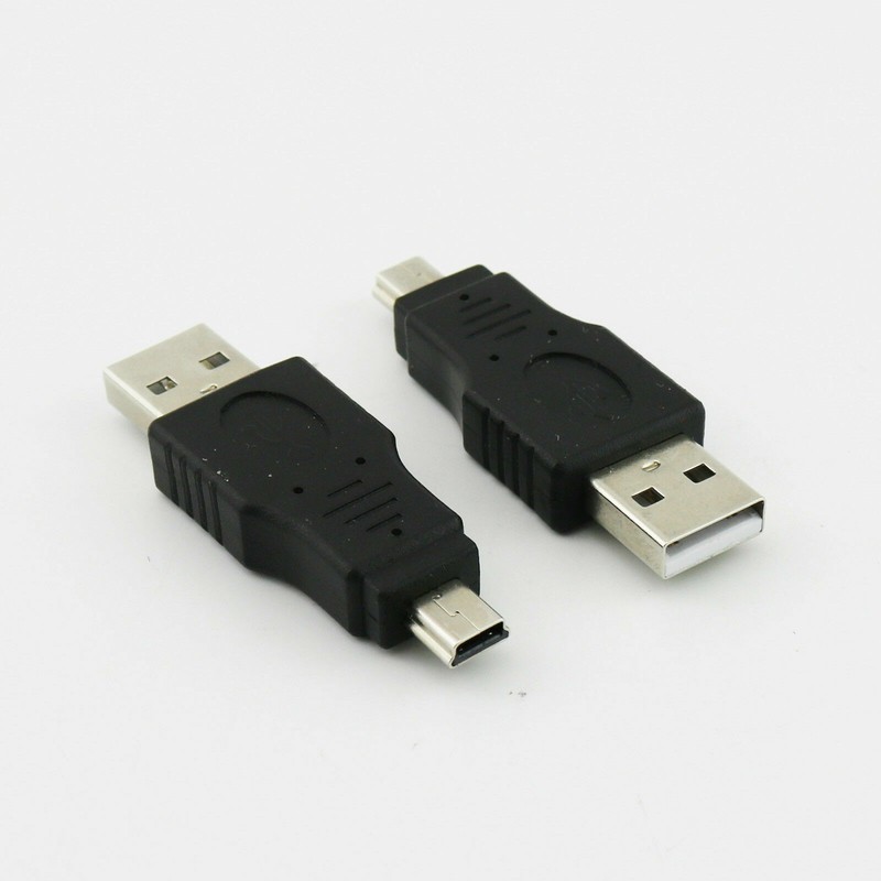 10pcs USB 2.0 A Male Plug To Mini USB B 5 Pin Male Adapter Converter Connector