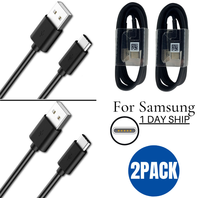 2 PACK 4FT USB Type C to USB-A Fast Charge Cable Cord Charging Quick Charger Lot gallery