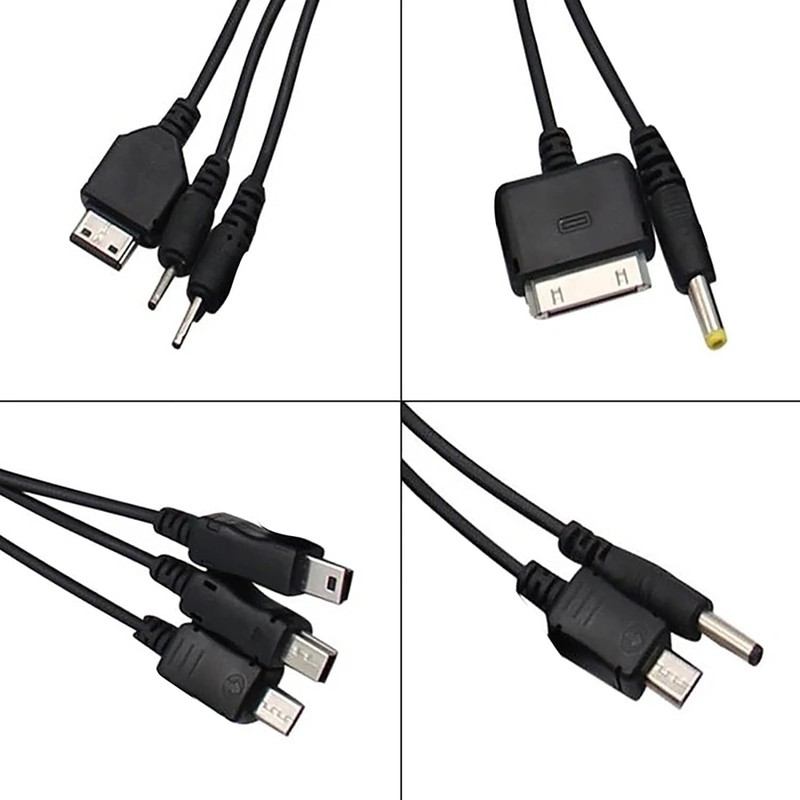 BWESOO Black 10 in 1 Universal USB Cable, Multiple Universal Charging Cable f... gallery