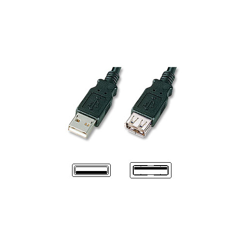 NEW GWC 280210 USB 10FT 2.0 A/M to A/F Extension USB Cable for Printer PC & more