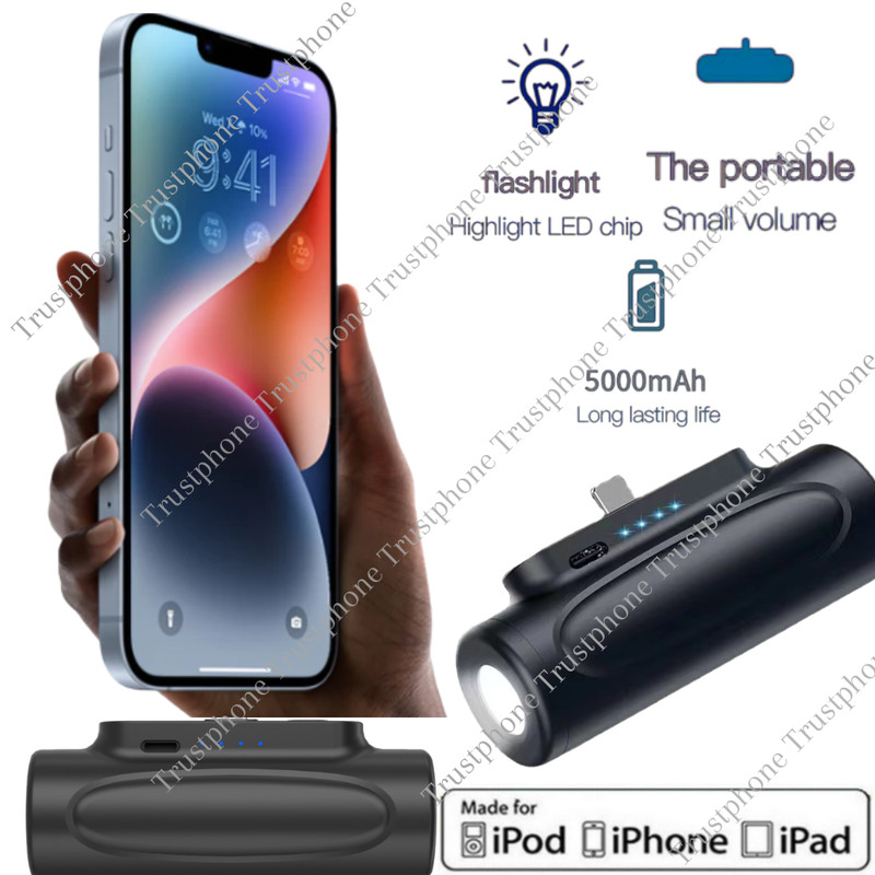 5000mAh Portable Power Bank External Battery Fast Charger For iPhone/iPad/iPod