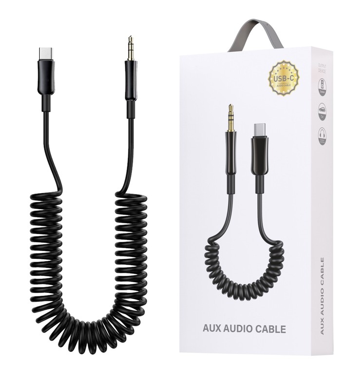 USB C Aux Cable Type C To 3.5Mm Jack Cable For Samsung Google Huawei