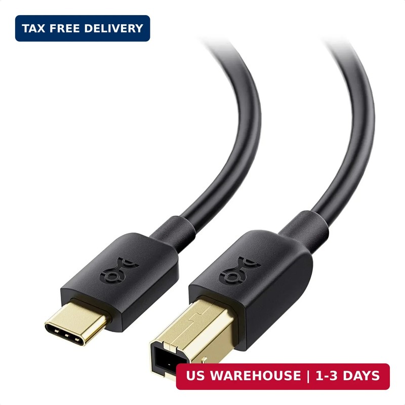 Cable Matters USB B to USB C Cable – 13.1 ft, USBC to USBB Cable, MIDI to USBC C