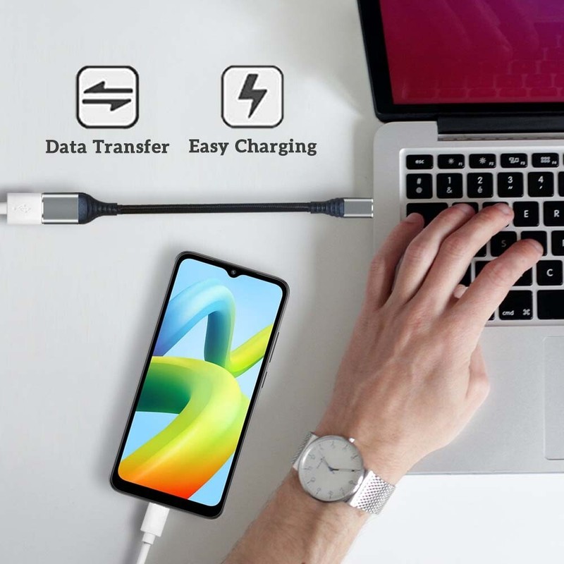 2X MESMART USB Type C Male to USB Type A Female OTG Adapter Converter Cable Cord gallery