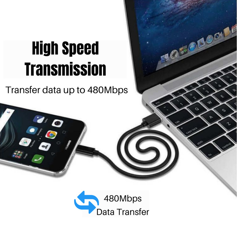 3Pack USB Type-C To Type-C Fast Charger Cable For Samsung Android Charging Cord gallery