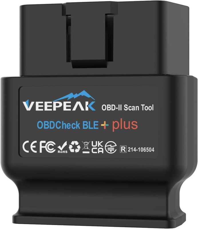 Veepeak OBDCheck BLE+ Bluetooth OBD II Scanner for iOS & Android, Car Check Engi