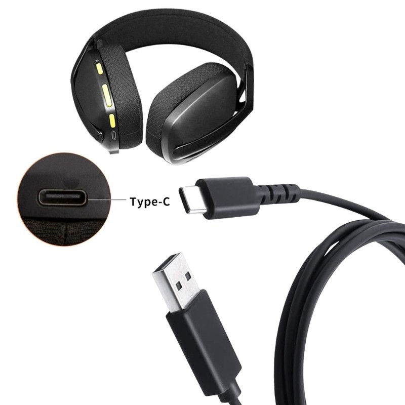 PVC USB C Cable for G733Lightspeed/GPROX Gaming Devices Charging &Data Transfer gallery