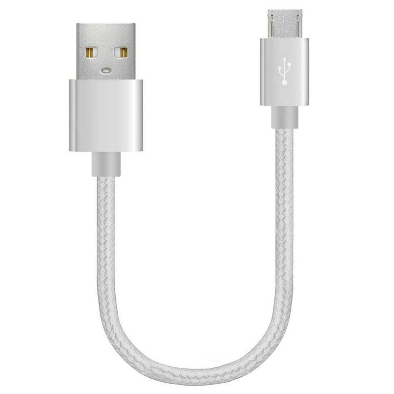 Short Micro USB to USB Fast Charger Cable Cords, High Speed Data and Charging... gallery