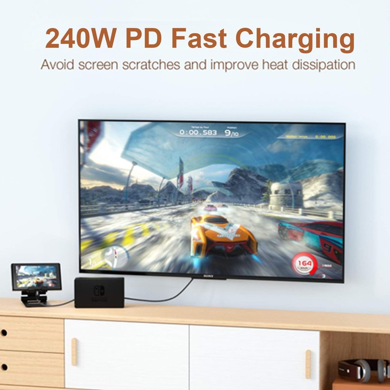 Short USB C Extension Cable 2FT, 40Gbps USB 4 Extension Cable for Thunderbolt... gallery