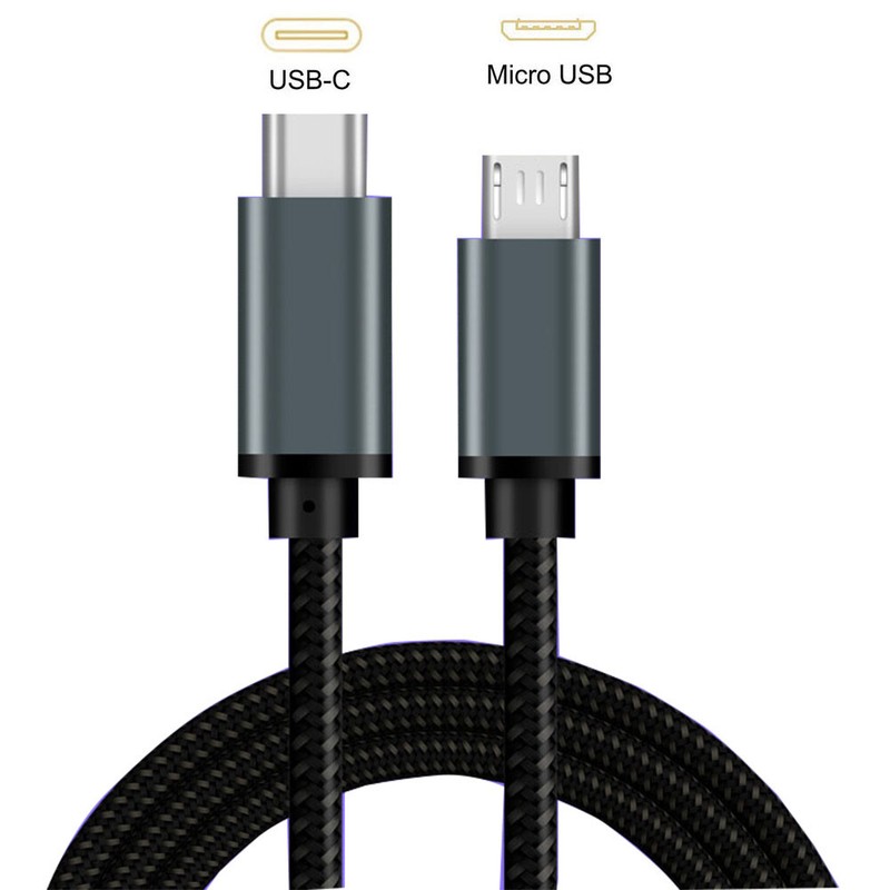 USB 2.0 Type C USB-C to Micro USB OTG Fast Charger Data Transfer Sync Cable Cord