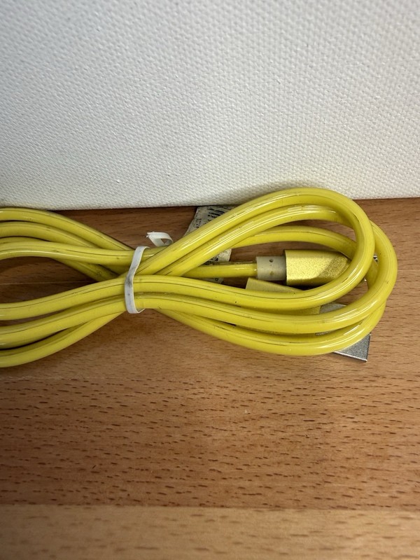 3ft Yellow Micro-USB Charging Cable - Gold Finish - Universal for JBL/Android gallery