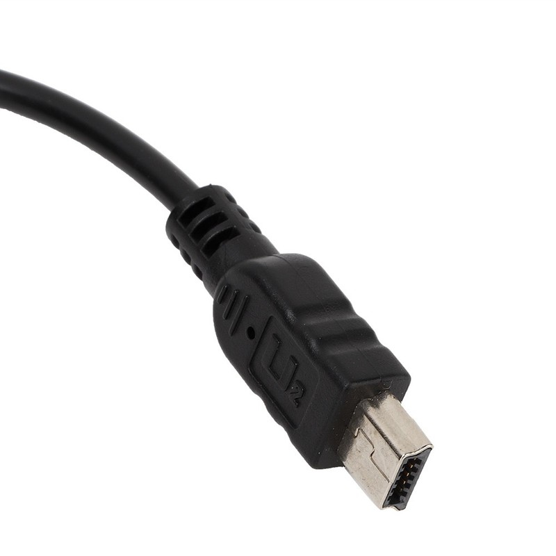 Mini USB To 3.5mm Three Pole Audio Jack Microphone Adapter Cable For gallery