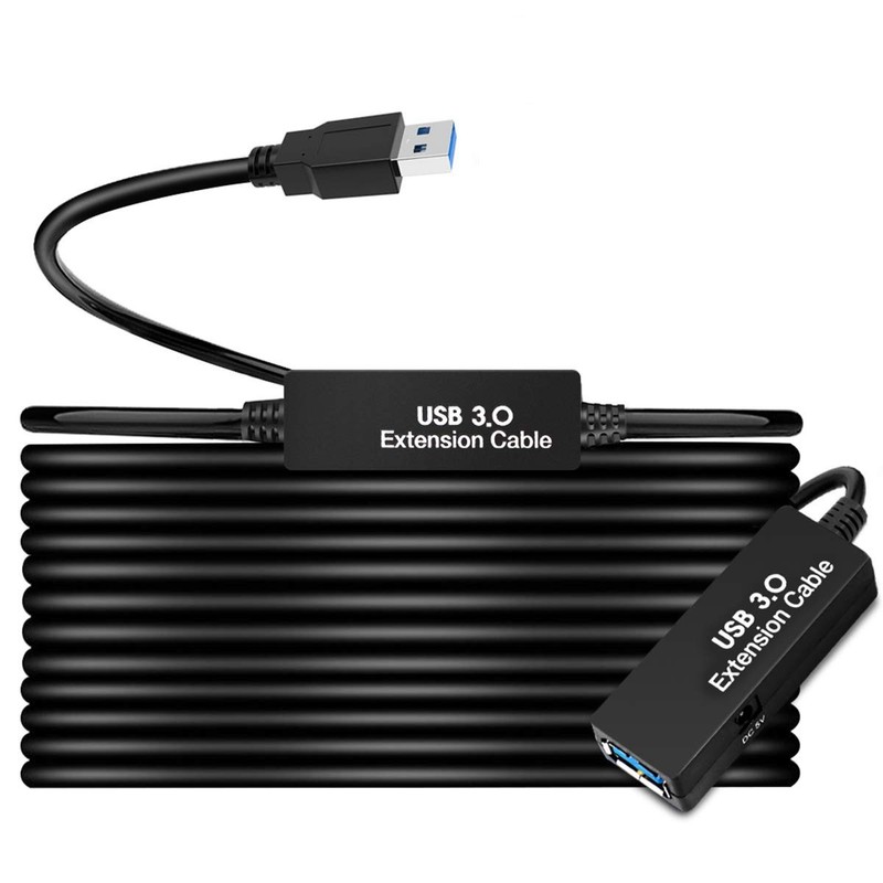 50FT USB 3.0 Extension Cable, Active Type A-Male to A-Female Extender Cord