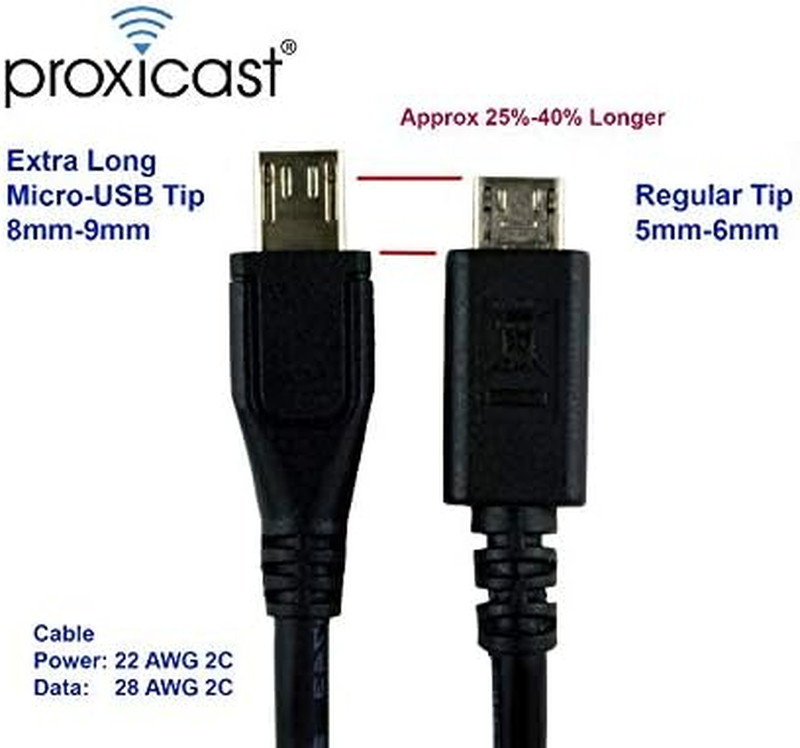 Proxicast Premium 8Mm Extra Long Tip USB 2.0 Micro-Usb Male - to - USB a Male gallery