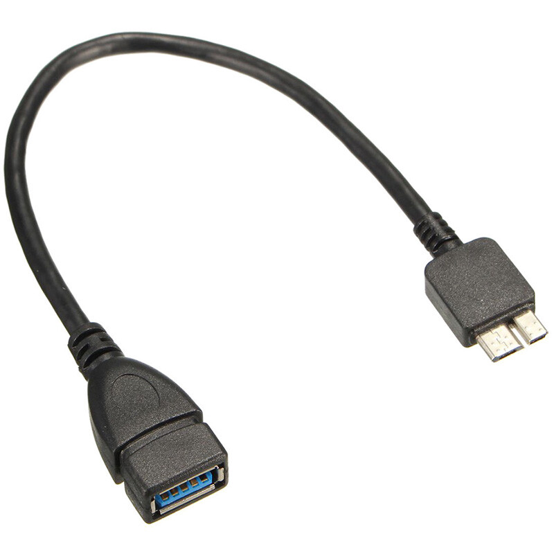 USB 3.0 Micro B OTG Host Flash Disk Cable Cord for Samsung Galaxy Note 3 4 5