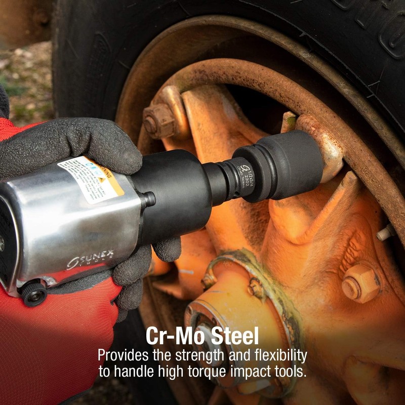 1/2" Drive Impact Adapter Cr-Mo Steel Tapered Square End Meets ANSI Standards gallery