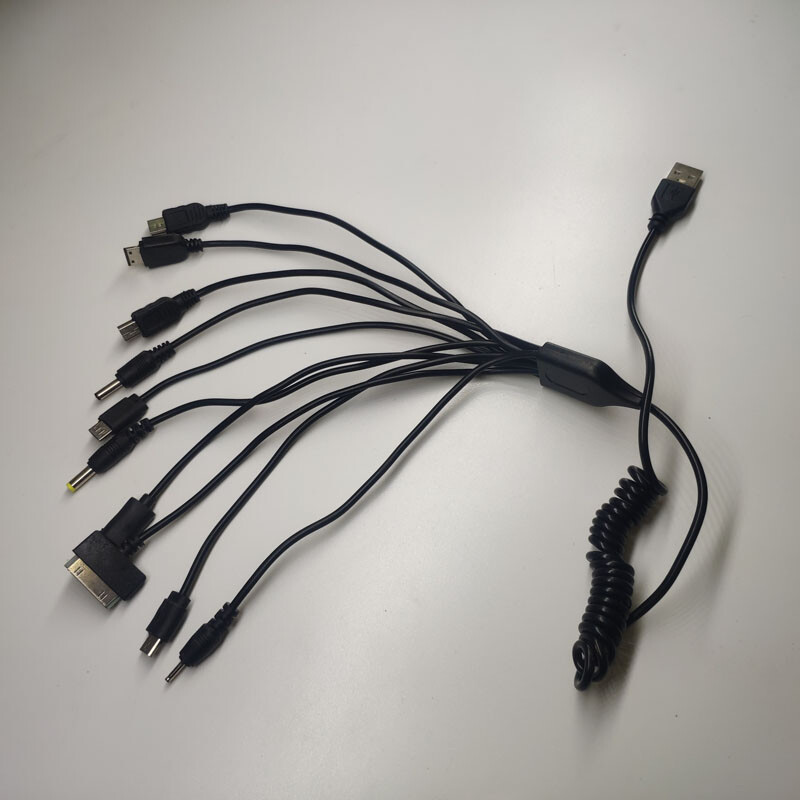 10 In 1 Multiple Use Micro USB Cable Charger Adapter for Cell Phone Pda Device gallery
