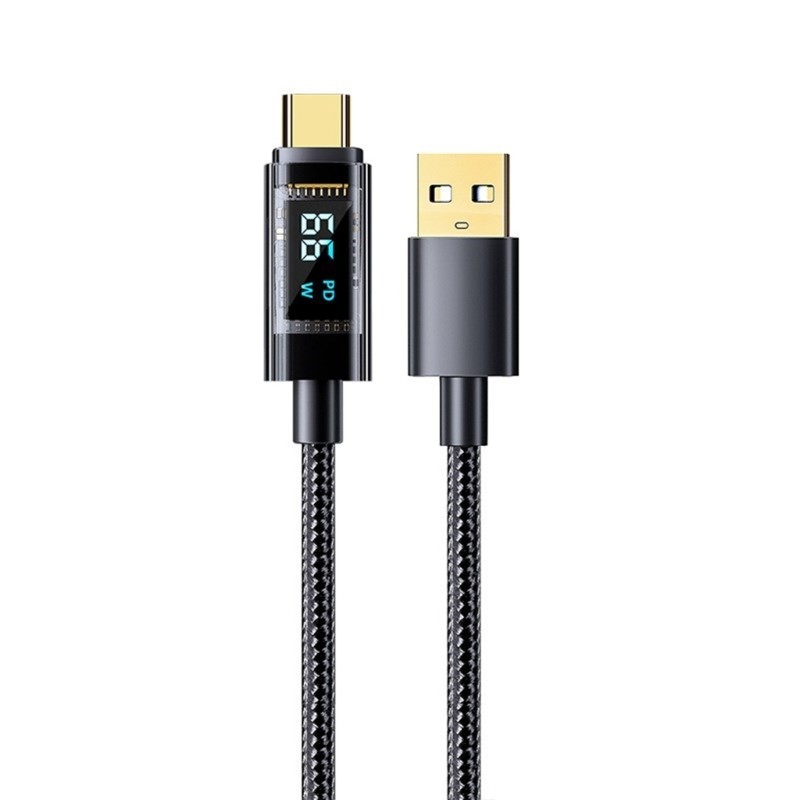 Efficient Type C Charging Cable 100W Charging Cord Aluminum for Smarphones gallery