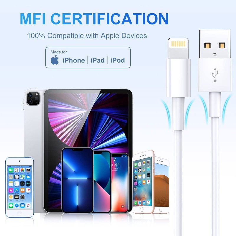 USB Charger Cable Cord For Apple iPhone 5 6 7 8 XR 11 12 13 14 Pro Max Wholesale gallery