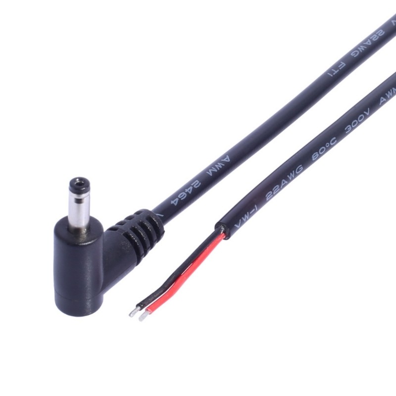 Right Angled 3.5x1.35mm Male Plug Flexible Power Cord 3.5mmx1.35mm Male Charging gallery