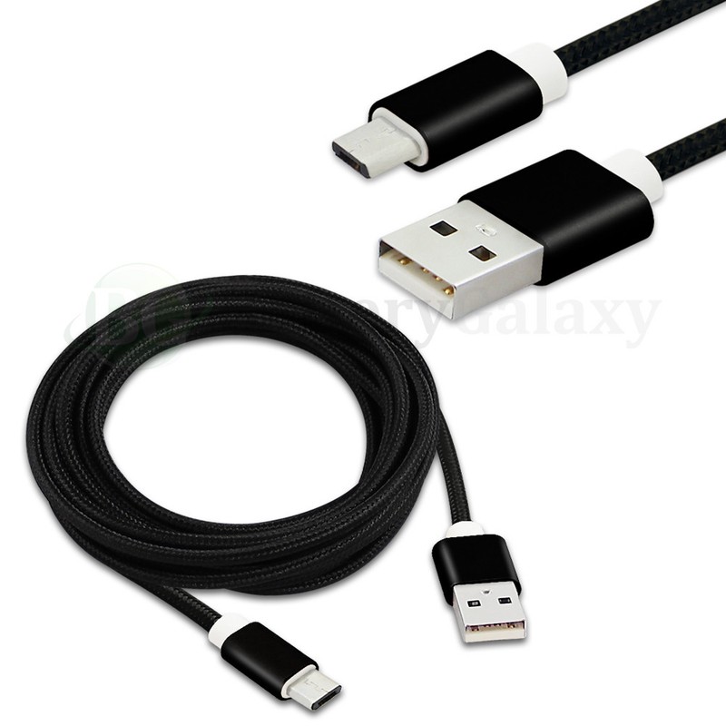 1-100 Lot USB Type C 6FT Braided Charger Data Cable Cord for Android Cell Phone