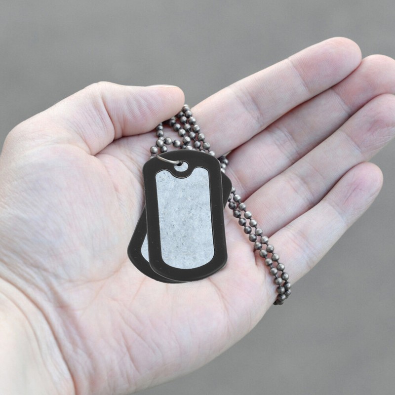 12pcs Military Style Dog Tag Silicone Silencer Dog Tag Silicone Protective Cover gallery