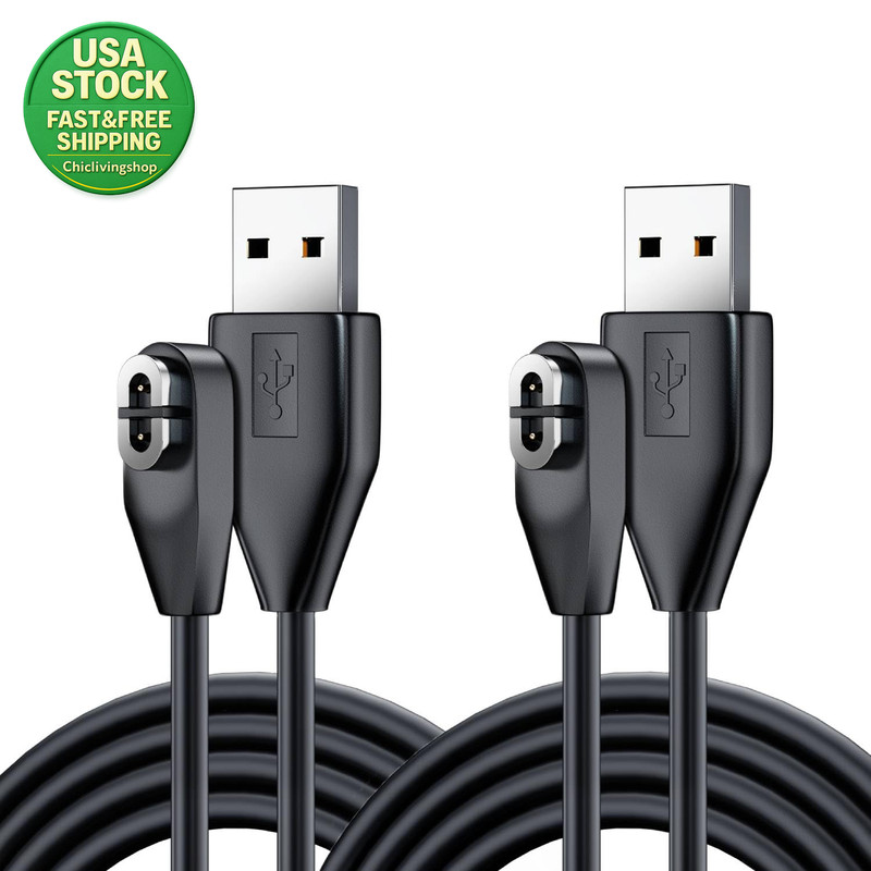 Replacement Charging Cable for Shokz Aftershokz Headphones 3.3Ft 2 Pack Black