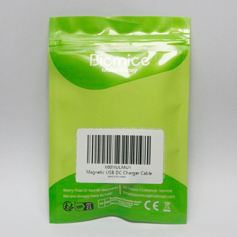 Magnetic USB Charger DC Cable Replacement Charging Magnet Cord (6Mm/0.24In) 3.3F gallery
