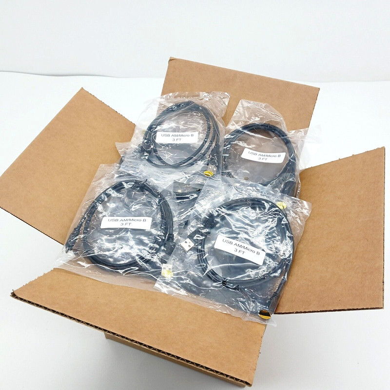 High speed 2.0 USB AM/Mirco B 3 FT 50 pieces per set NEW gallery