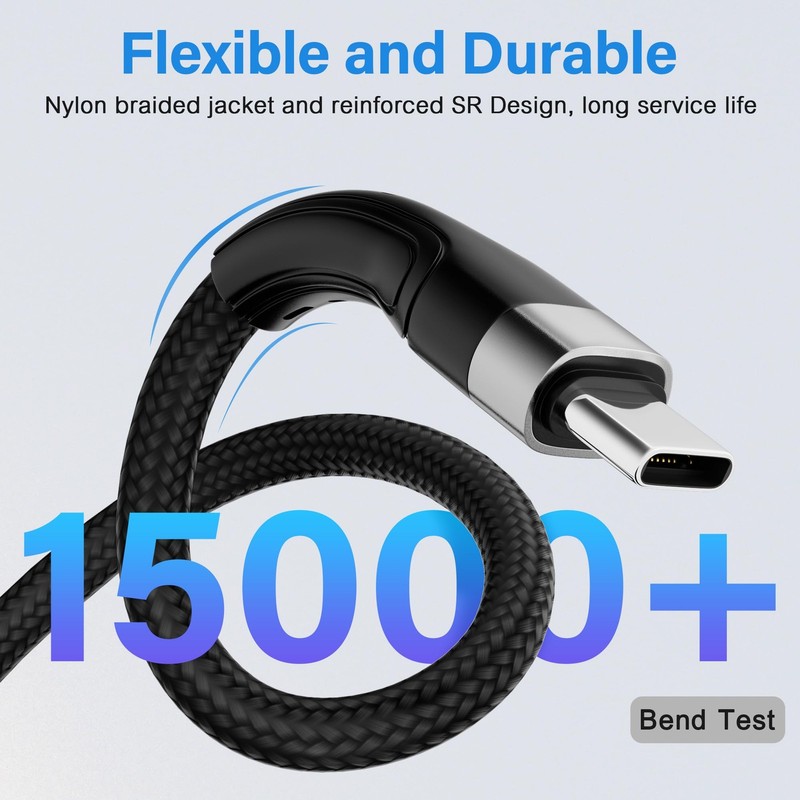 USB C Cable (4FT, 10-Pack), USB A to USB Cord Fast Charging Compatible with i... gallery