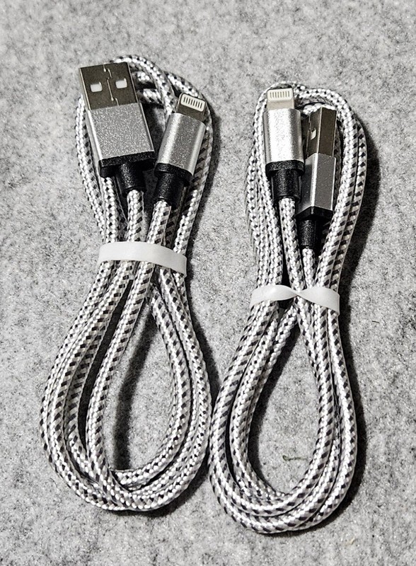 5 Pack Mulit Length USB-A To Apple Ltng Cable Combo W/ 2 - 3FT, 2 - 6FT, 1 - 9FT gallery