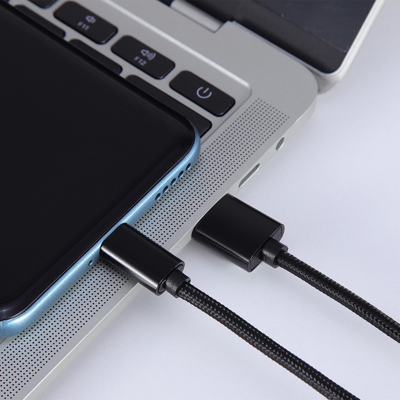 2pcs 3.28ft USB To Type-C 15W Fast Charging Data Cable Braided Cable For Samsung gallery