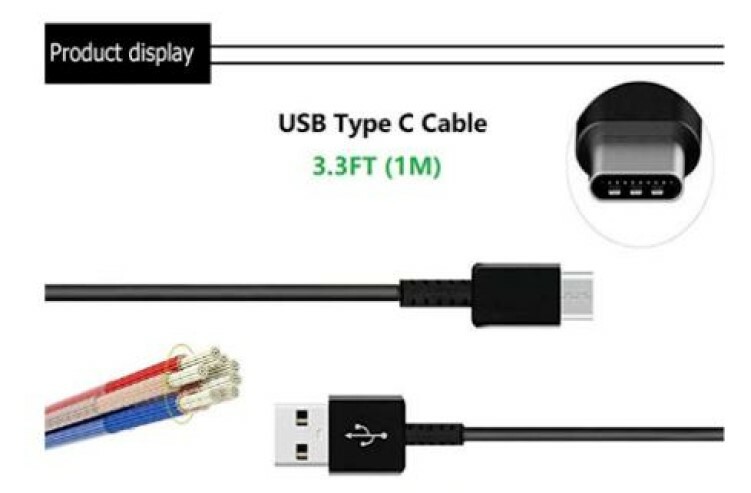 Adaptive Fast Charger + Type-C Cable for Samsung Galaxy A03s A42 A02s A12 gallery