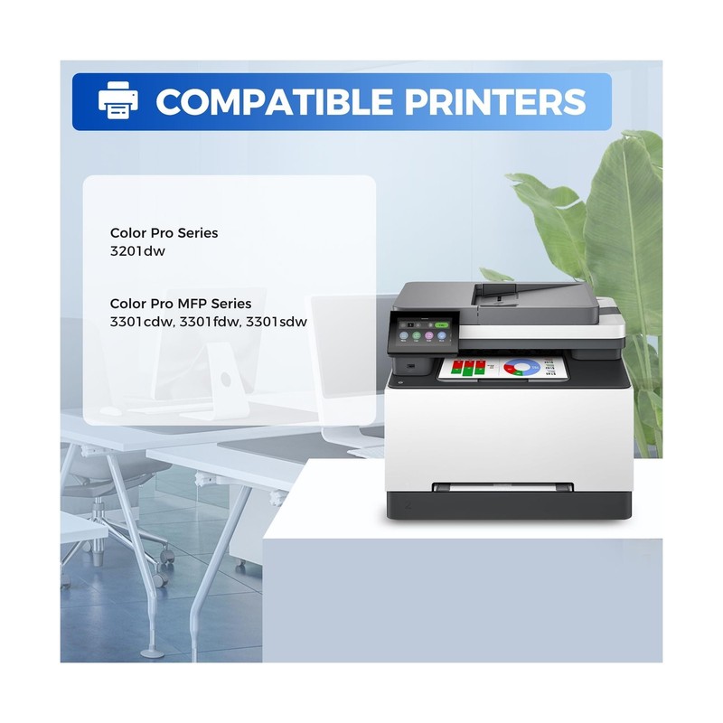 218X Toner Cartridges 4 Pack High Yield with Chip Compatible with HP 218X W21... gallery